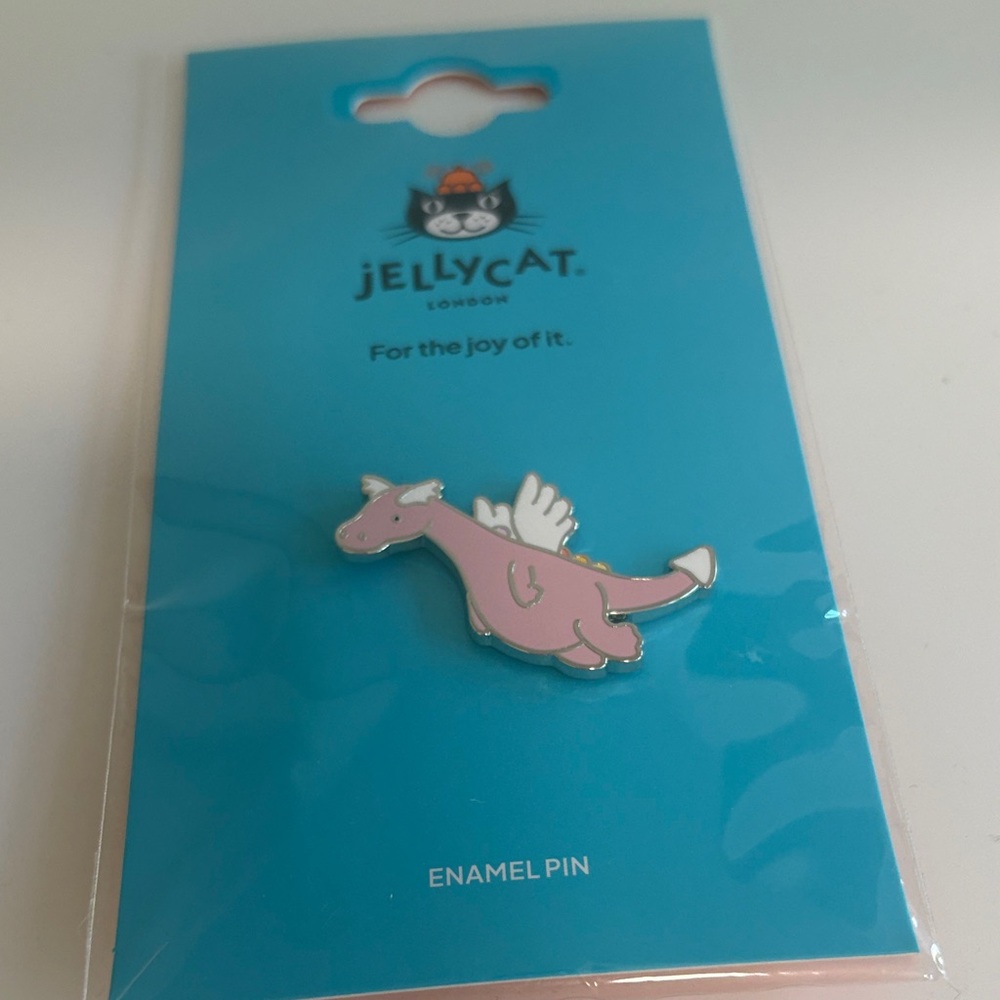 Duskrise Jellycat Purrks Enamel Pin. NWT